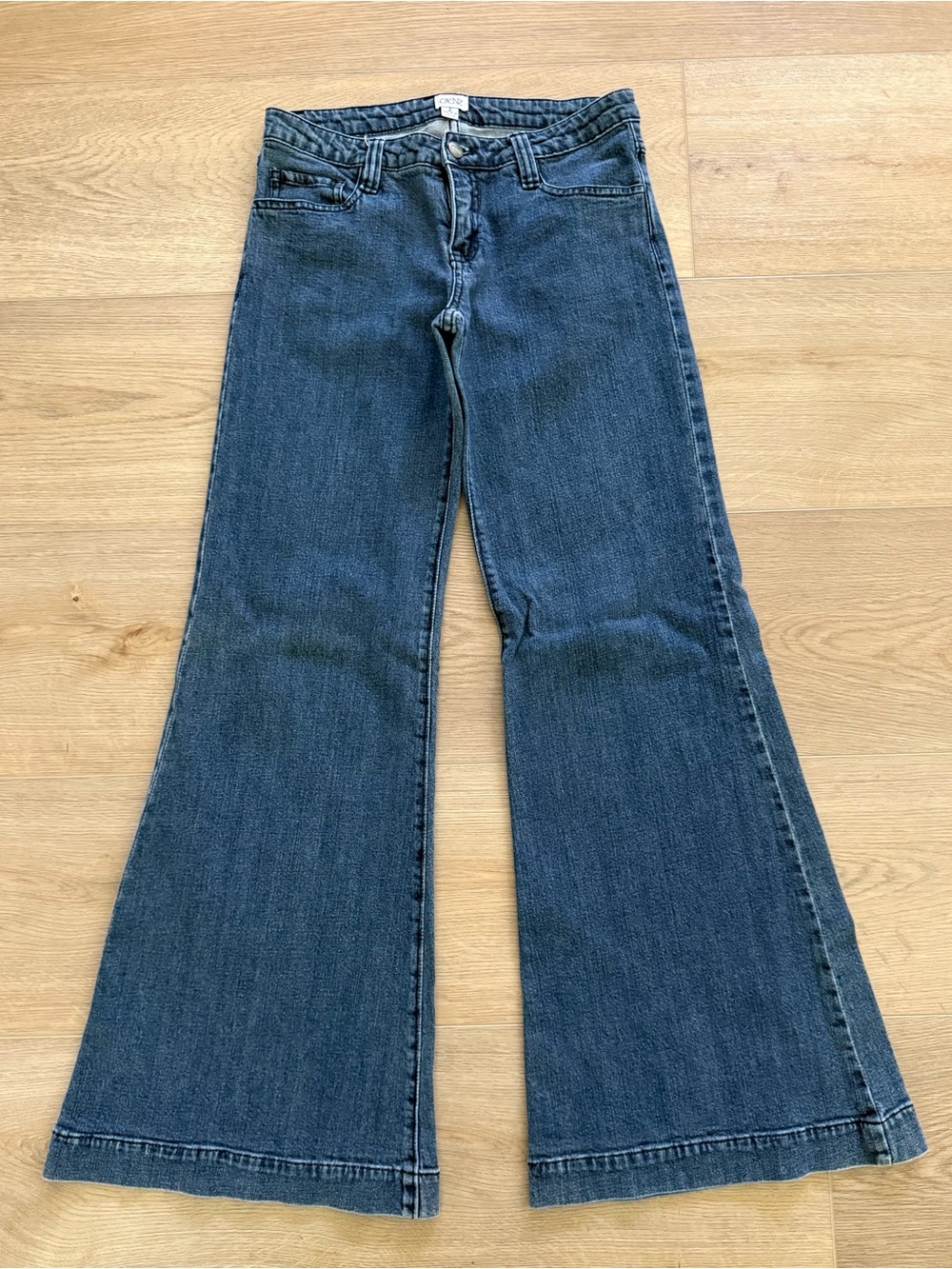 Cache Wide Leg Trouser Jeans 28x31 Dark Wash